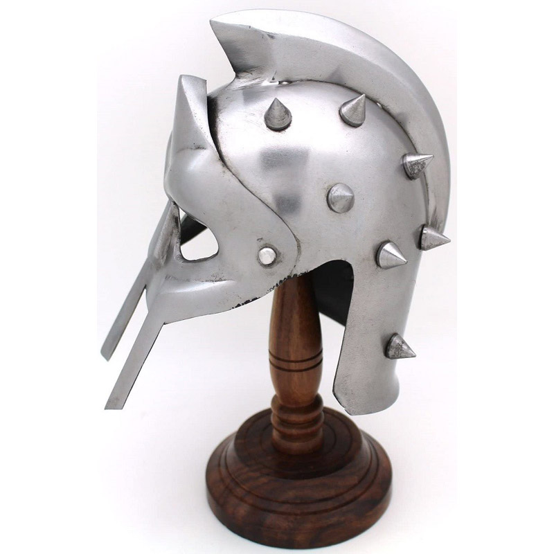 18 Gauge Steel Miniature Display Helmet w/Helmet Stand