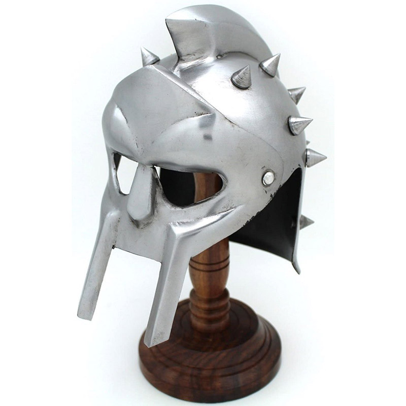 18 Gauge Steel Miniature Display Helmet w/Helmet Stand