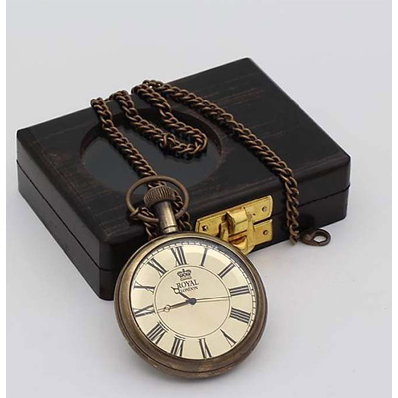 Pocket Watch with Presentation Box and You Love me Till My Heart Stop