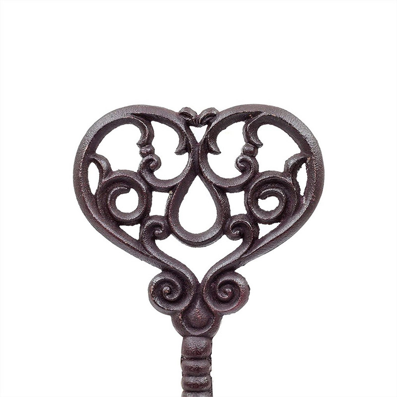  The Grand Key - Cast Iron Wall Sculpture Skeleton Key | Heavy Wall Decor Galvanized Key 