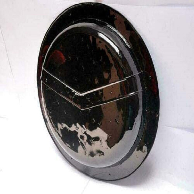 Medieval Round Spartan Armor Shield Full Size Replica Official Replica - Black 