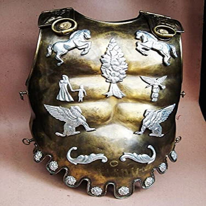 18 Gauge Brass Medieval Roman Fusions Cuirass Knight Reenactment Breastplate