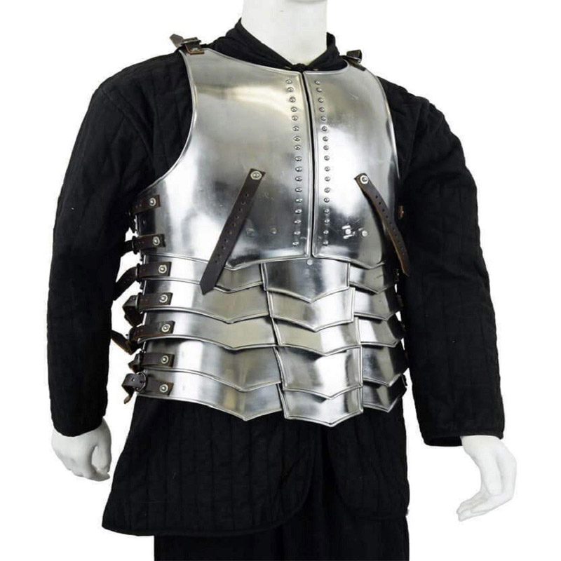 Medieval Steel Avenger Cuirass Body Armor Breastplate with Task sets