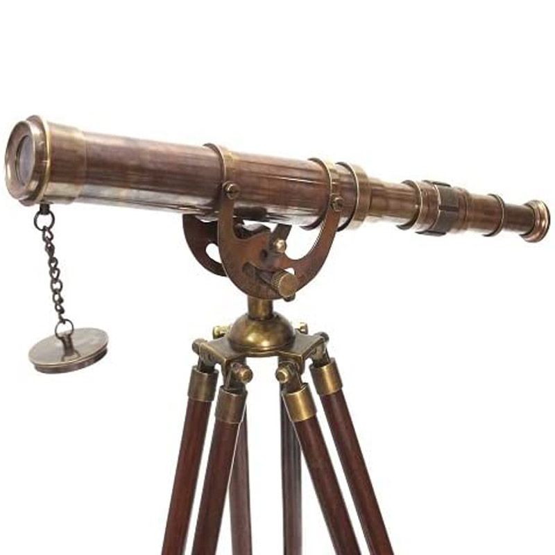 Brass Nautical Telescopes Harbor Master Stand Antique Finish Vintage Antique Tripod Telescope