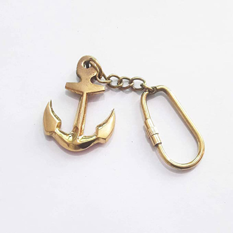 Brass Key Chain- Collectible Marine Nautical Key Rings