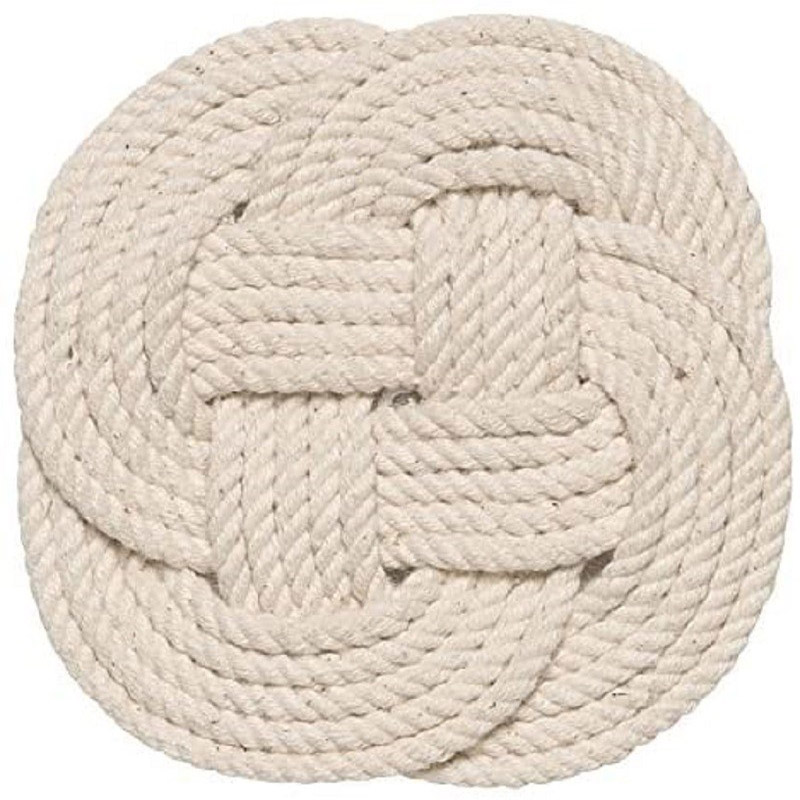 Crocheted Nautical Rope Coaster, Set of Four