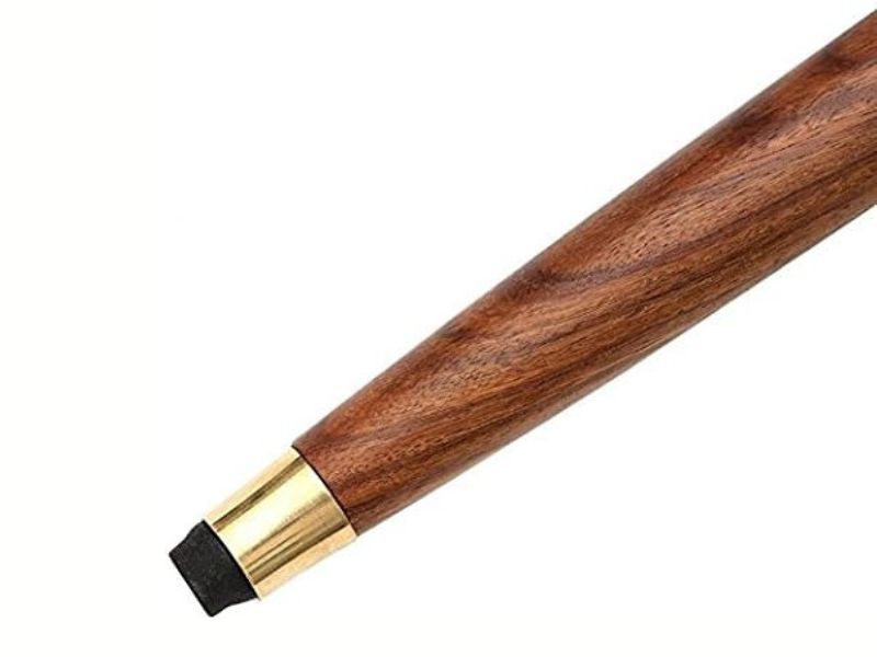 Floral Brass Handle Walking Cane – Handmade Foldable Wooden Walking Stick for Men & Women – Vintage Floral Design Brass Cane with Hardwood Shaft & Rubber Tip – Collectible Gift for Gentlemen