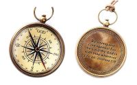 2 inch Brass Locket compass