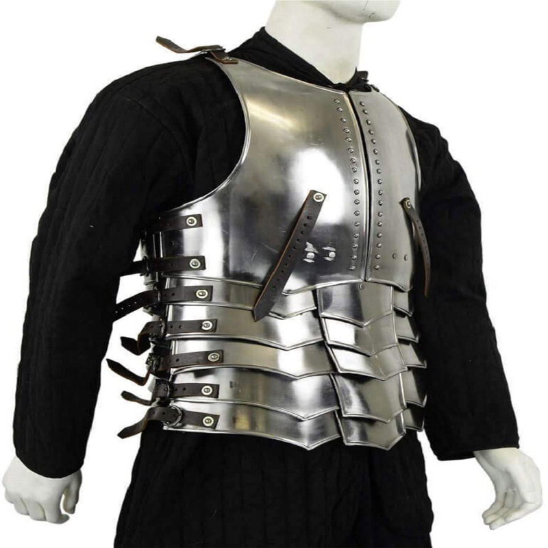 Medieval Steel Avenger Cuirass Body Armor Breastplate with Task sets