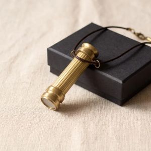 Brass Fluted Barrel Small Kaleidoscope