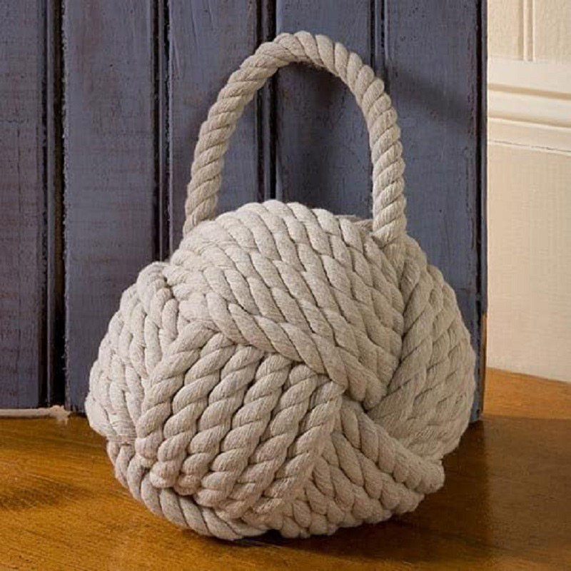 Nautical Rope Knot Cotton Door Stopper