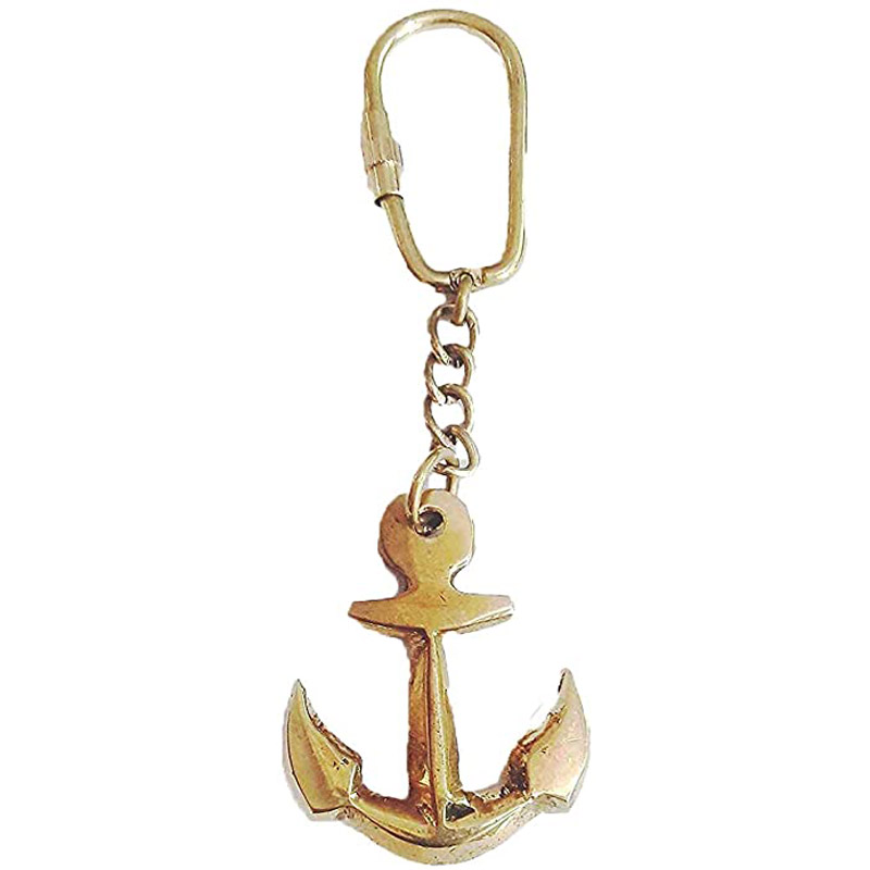 Brass Key Chain- Collectible Marine Nautical Key Rings