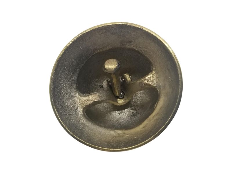 Solid Brass Victorian Style Service Desk Bell – Vintage Counter Call Bell for Reception, Hotel, Restaurant, Office & Home Décor – Antique Brass Finish Handcrafted Table Bell with Loud Clear Sound