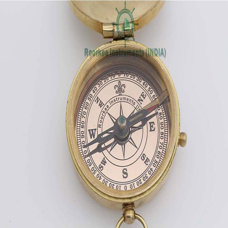 Antique Nautical Vintage Directional Magnetic Compass with Famous Scripture Quote Engraved Baptism Gifts with Leather Case or Wooden Case for Loved Ones, Son, Father, Love, Partner, Spouse, Fiancé.