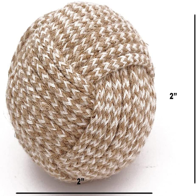 6pcs Natural Jute Rope, Rustic Nautical Decorative Spherical Jute Ball, Vase &amp; Tray Bowl Filler, Home Tabletop Décor, Wedding and Party Display Props, Housewarming Gift, 2&quot; Jute1