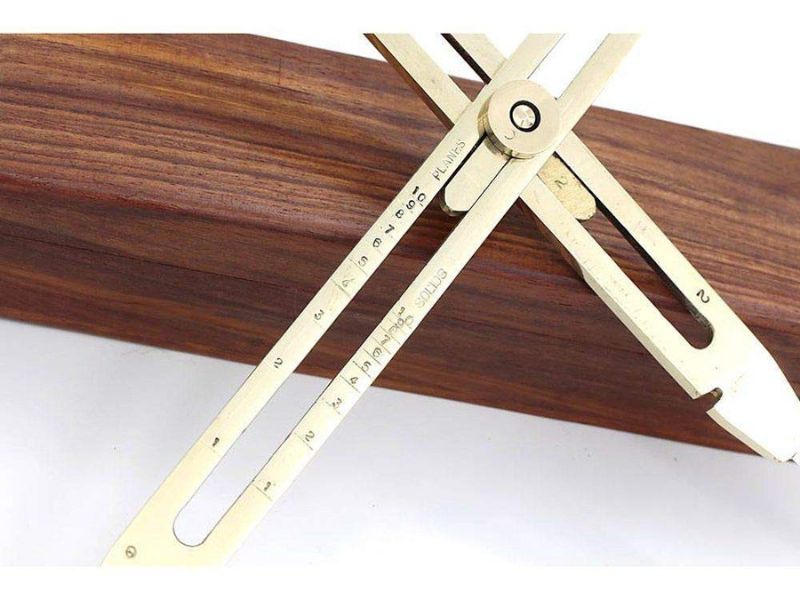Artist Proportional Scale Divider – 6" Full Brass Professional Drawing Tool with Wooden Case – Precision Drafting & Scaling Instrument for Artists, Architects, Designers & Engineers
