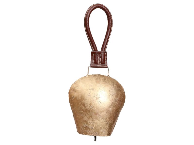 Handmade Vintage Cow Bell Rustic Wind Chime and Door Chime Decorative Bell for Weddings Festivals Home Garden Entryway