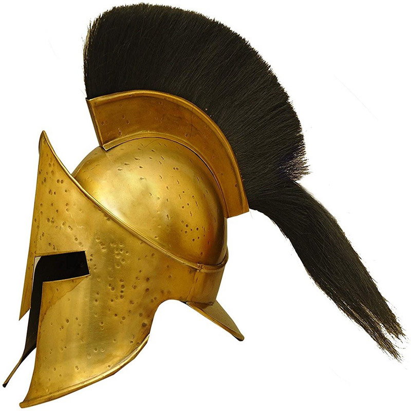 King Spartan 300 Movie Helmet , Liner and for Re-Enactment, LARP, Role Play (KGN 540) BC