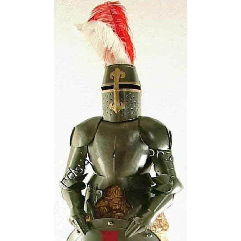 Medieval Knight Wearable Suit of Armor Crusader Combat Full Body Armor AR43