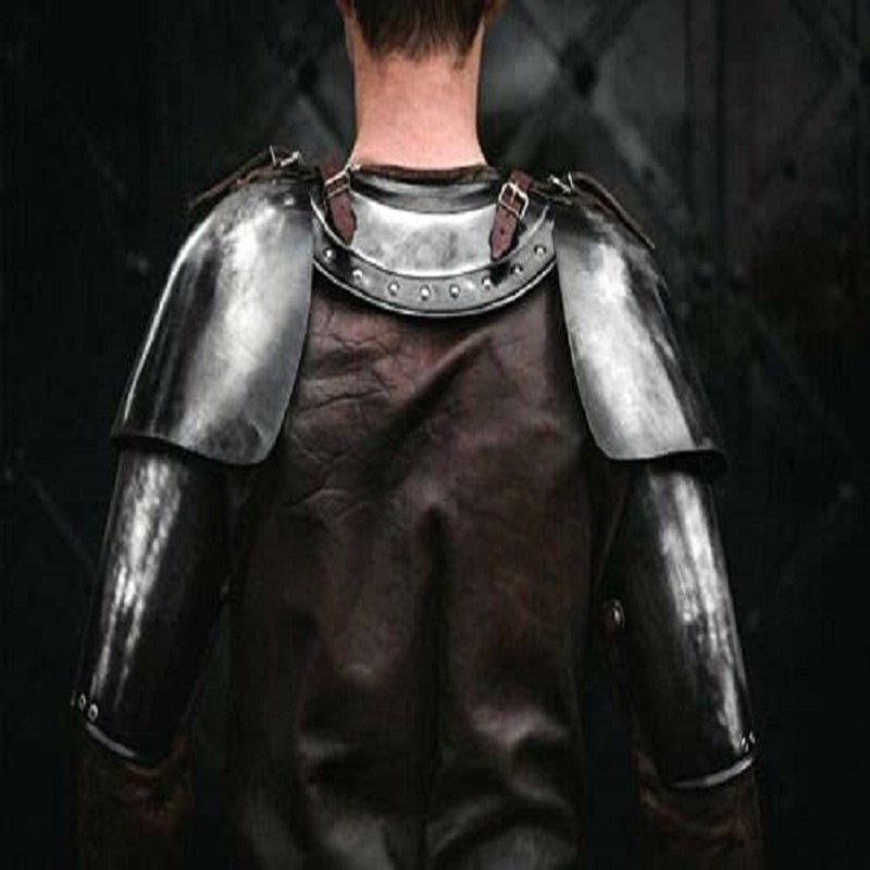 Armor Full Suit Medieval Blackened Steel Christmas Costume, Halloween Medieval Greek Costumes, Militaria, knight Armor, 