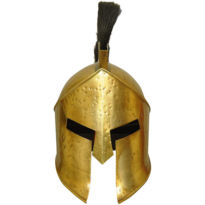 King Spartan 300 Movie Helmet , Liner and for Re-Enactment, LARP, Role Play (KGN 540) BC