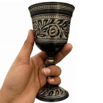 Chalice Goblet Solid Brass Vintage Golden Roman Cup of King Arthur Drinking Wine Goblet Brass Vintage Chalice Goblet Wine Cups of King Arthur