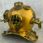 RII- Vintage Morse Divers Diving Helmet Marine London Scuba Deep Sea Navy Gift Antique Scuba Sea Replica Us Brass Vintage Deep Sea Solid Marine Helmet for Office &amp;amp; Home Decor