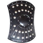 Medieval Barbarian Armor Templar Viking 18 inches Iron Shield ABS