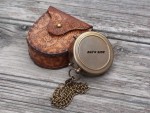 Engraved Compass Gift for Grandson from Grandma – “To My Amazing Grandson” Quote, Antique Brass Pocket Compass, Graduation, Birthday, Christmas Gift
