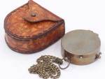 To My Husband Engraved Brass Compass with Leather Box, I Love You Quote, Anniversary Gift, Romantic Keepsake for Husband, Vintage Nautical Compass Gift for Him
