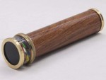 Handcrafted Wooden Brass Kaleidoscope Optical Toy Vintage Style Collectible Gift for Kids and Adults Home Decor