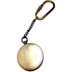 Handmade 50 Year Perpetual Calendar Keychain Antique Brass Nautical Vintage Style 