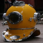 Diving Helmet, US Navy Mark V Deep Sea Marine Divers Antique, Scuba Deep Sea Divers