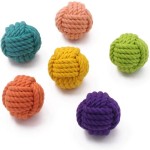  6 Multi Color Nautical Balls/Nautical Decoration/Christmas Ornaments/ Vase Filler/Table Decor (Multi3)