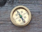 I’d Be Lost Without You” Engraved Brass Compass with Leather Case – Handmade Vintage Nautical Compass, Gift for Boyfriend, Husband, Anniversary, Valentine, Christmas, Graduation Keepsake