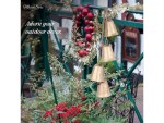 Handmade Rustic Cow Bells Set of 4 – Decorative Metal Wind Chimes with Natural Jute Rope | Soothing Relaxing Sound for Home, Garden, Balcony, Patio & Christmas Decor