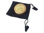 Go Confidently in the Direction of Your Dreams” Engraved Brass Compass with Leather Case – Inspirational Thoreau Quote Compass for Graduation, Retirement & Travel Gifts