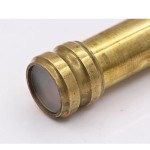 Handmade Brass Mini Kaleidoscope – Pocket Optical Toy with Colorful Beads – Collectible Vintage Gift for Kids, Art Lovers &Home Décor Enthusiasts