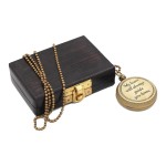 Antique Nautical Vintage Directional Magnetic Compass Engraved Quote !MY HEART! Necklace with Wooden Box