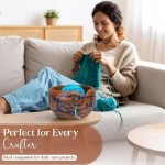 Yarn Bowls for Crocheting & Knitting - Availabe in 2 Sizes, Exquisite Handmade Large Yarn Bowl Holder, Crochet Bowls for Yarn, Knitting Bowl