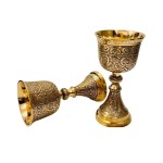 Vintage Chalice Goblet | 1x Royal Wine Cups of King Arthur - Renaissance Medieval Goblet Gifts, Wedding Anniversary Ceremonial Drinkware Pack of 1pc (King Chalice)