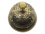 Solid Brass Victorian Style Service Desk Bell – Vintage Counter Call Bell for Reception, Hotel, Restaurant, Office & Home Décor – Antique Brass Finish Handcrafted Table Bell with Loud Clear Sound