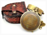 Dad I'll Always Be Your Little Girl Compass, Premium Handcrafted Brass Engraved Compass with Leather Case, Sentimental Gift for Father Dad from Daughter, Hero Quote Keepsake, Vintage Compass Gift