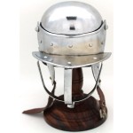 18 Gauge Steel Miniature Display Helmet with Helmet Stand