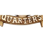 Brass Crews Quarters Nautical Wall Plaque – Metal Sign - Antique Brass - Wall Art - Décor Accessories - Beach Theme - Sand Cast - Handcraft Brass