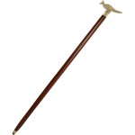 37 Inches Peacock Walking Stick - Inspired by Irish Walking Stick Designs - Handcrafted Canes and Walking Sticks