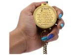 Be Brave Compass, Jeremiah 29:11, “For I Know The Plans I Have For You” Scripture Engraved Solid Brass Compass with Wooden Box – Christian Baptism, Confirmation, Graduation Gift for Boys, Girls, Men, Women