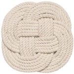 Crocheted Nautical Rope Coaster, Set of Four