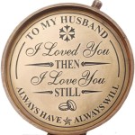 Engraved ‘to My Husband’ Compass/Valentines Gift for Him/Gift for Boy/Gift for Him/Gift for Men/Gift for Husband from Wife for Anniversary/Birthday/Happy Wedding