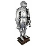  Medieval Combat Battle Agincourt Knight Greek LARP SCA Full Suit of Armor Christmas Costume
